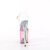 Pleaser FLAMINGO-808RG-03 Plateau Sandaletten Clear Glitter Bunt EU-35 / US-5