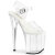 Pleaser FLAMINGO-808VL Plateau Sandaletten Clear EU-42 / US-12
