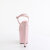 Pleaser FLAMINGO-809GP Plateau Sandaletten Lack Holograma Rauch Pink EU-35 / US-5
