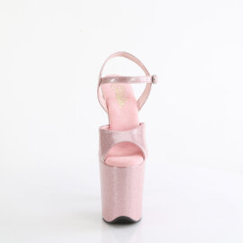 Pleaser FLAMINGO-809GP Plateau Sandaletten Lack Holograma Rauch Pink EU-37 / US-7