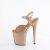 Pleaser FLAMINGO-809GP Plateau Sandaletten Lack Glitter Gold EU-36 / US-6