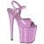 Pleaser FLAMINGO-809GP Plateau Sandaletten Lack Glitter Helles Lila EU-35 / US-5