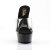 Pleaser Pantolette DELIGHT-601 Transparent Schwarz EU-35 / US-5