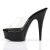 Pleaser Pantolette DELIGHT-601 Transparent Schwarz EU-35 / US-5