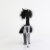 Pleaser FLAMINGO-824F Plateau Sandaletten Clear Schwarz EU-35 / US-5