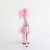 Pleaser FLAMINGO-824F Plateau Sandaletten Clear Pink EU-37 / US-7