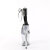 Pleaser FLAMINGO-824RS Plateau Sandaletten Clear Strass Transparent Schwarz EU-36 / US-6