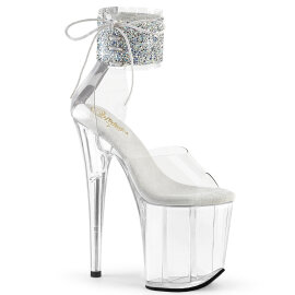Pleaser FLAMINGO-824RS-02 Plateau Sandaletten Clear...