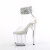 Pleaser FLAMINGO-824RS-02 Plateau Sandaletten Clear Strass Transparent EU-40 / US-10