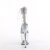Pleaser FLAMINGO-824RS-02 Plateau Sandaletten Clear Strass Transparent EU-40 / US-10