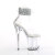 Pleaser FLAMINGO-824RS-02 Plateau Sandaletten Clear Strass Transparent EU-40 / US-10