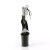 Pleaser FLAMINGO-827RS Plateau Sandaletten Clear Strass Schwarz EU-41 / US-11