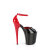 Pleaser FLAMINGO-868 Plateau Sandaletten Rot Schwarz EU-36 / US-6