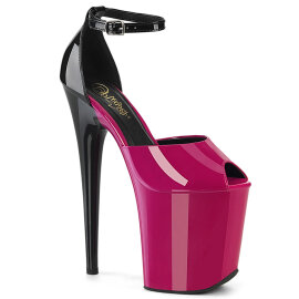 Pleaser FLAMINGO-868 Plateau Sandaletten Lack Pink EU-35...