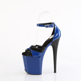 Pleaser FLAMINGO-884 Plateau Sandaletten Blau EU-36 / US-6