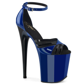 Pleaser FLAMINGO-884 Plateau Sandaletten Blau EU-37 / US-7