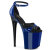 Pleaser FLAMINGO-884 Plateau Sandaletten Blau EU-37 / US-7