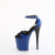 Pleaser FLAMINGO-884 Plateau Sandaletten Blau EU-37 / US-7