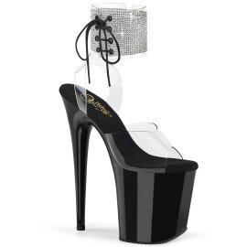 Pleaser FLAMINGO-891-2RS Plateau Sandaletten Clear...