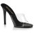 Fabulicious GALA-01 Pantoletten Clear Schwarz EU-35 / US-5