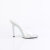 Fabulicious GALA-01DM Pantoletten Clear Strass Silber EU-36 / US-6
