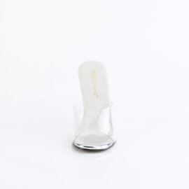 Fabulicious GALA-01DM Pantoletten Clear Strass Silber EU-37 / US-7