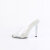 Fabulicious GALA-01DM Pantoletten Clear Strass Silber EU-41 / US-11