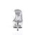 Pleaser Pantolette DELIGHT-602 Transparent Silber EU-35 / US-5