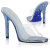 Fabulicious GALA-01DMM Pantoletten Clear Strass Blau EU-41 / US-11
