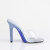 Fabulicious GALA-01DMM Pantoletten Clear Strass Blau EU-41 / US-11