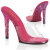 Fabulicious GALA-01DMM Pantoletten Clear Strass Pink EU-35 / US-5