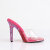 Fabulicious GALA-01DMM Pantoletten Clear Strass Pink EU-35 / US-5