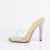 Fabulicious GALA-01DMM Pantoletten Clear Strass Gold EU-37 / US-7