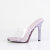 Fabulicious GALA-01DMM Pantoletten Clear Strass Lila EU-35 / US-5