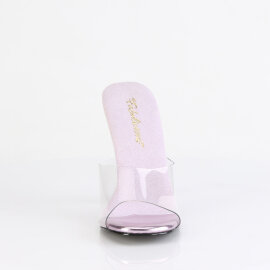 Fabulicious GALA-01DMM Pantoletten Clear Strass Lila...