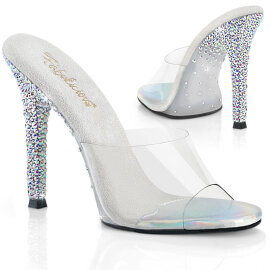 Fabulicious GALA-01DSP Pantoletten Clear Strass...