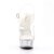Pleaser Sandalette DELIGHT-608 Transparent Silber EU-37 / US-7