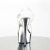 Pleaser Sandalette DELIGHT-608 Transparent Silber Chrom EU-37 / US-7