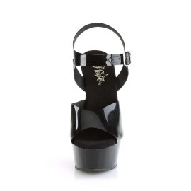 Pleaser Sandalette DELIGHT-608N Schwarz EU-35 / US-5