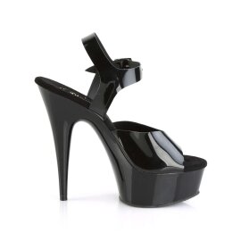 Pleaser Sandalette DELIGHT-608N Schwarz EU-35 / US-5
