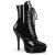 Devious INDULGE-1020 Plateau Stiefeletten Lack Schwarz EU-43 / US-13