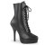 Devious INDULGE-1020 Plateau Stiefeletten Kunstleder Schwarz EU-41 / US-11