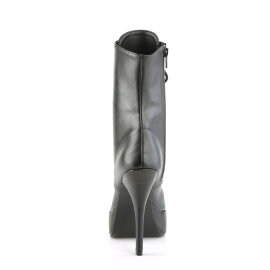 Devious INDULGE-1020 Plateau Stiefeletten Kunstleder Schwarz EU-43 / US-13
