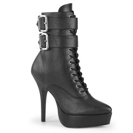 Devious INDULGE-1026 Plateau Stiefeletten Kunstleder...