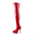 Devious INDULGE-3000 Plateau Overknee Stiefel Lack Rot EU-38 / US-8