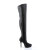 Devious INDULGE-3011 Plateau Overknee Stiefel Kunstleder Schwarz EU-41 / US-11