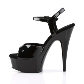 Pleaser Sandalette DELIGHT-609 Schwarz EU-35 / US-5