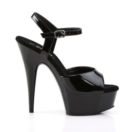 Pleaser Sandalette DELIGHT-609 Schwarz EU-35 / US-5