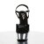 Pleaser Sandalette DELIGHT-609 Schwarz Siber Chrom EU-35 / US-5
