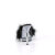 Fabulicious LIP-101-8 Pantoletten Clear Schwarz EU-38 / US-8